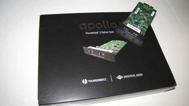 UA Thunderbolt 2 - Tarjeta de expansión para Universal Audio Apollo Duo, Quad o 16