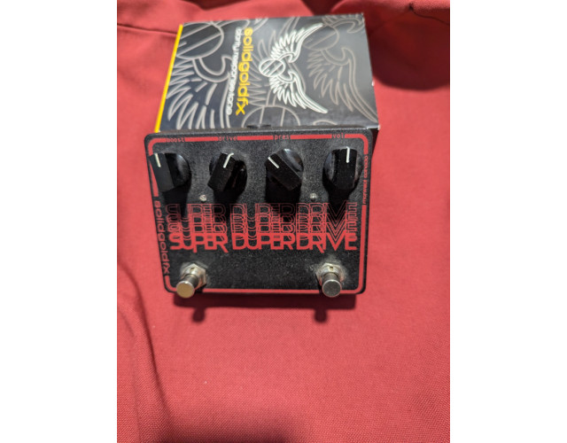 Solidgoldfx super SuperDrive pedal Drive + Booster boutique Canada