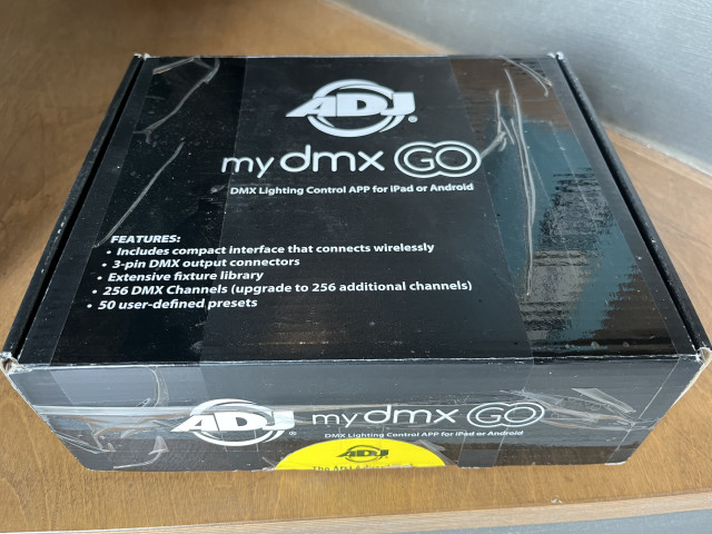 myDMX Go ADJ controlador luces por tablet