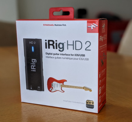iRig HD 2 - Interfaz digital PC/Mac/iPhone/iPad + Amplitube 4