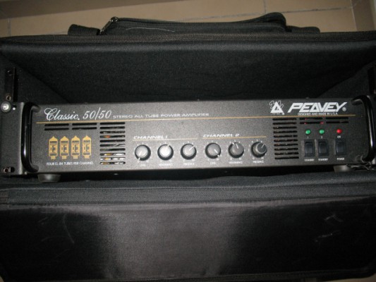Etapa de potencia stereo a valvulas 100W Peavey made in USA
