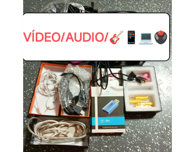 Equipos audio videos, cableados variados