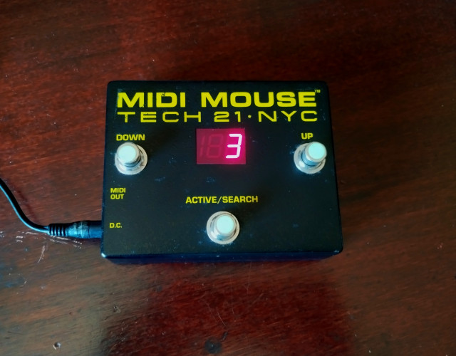 Tech 21 Midi mouse controlador
