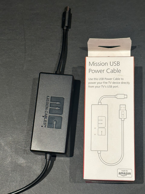 Mission USB Power Cable