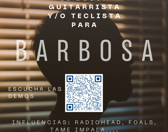 Banda busca guitarrista (influencias Radiohead, Foals, Tame Impla,...)