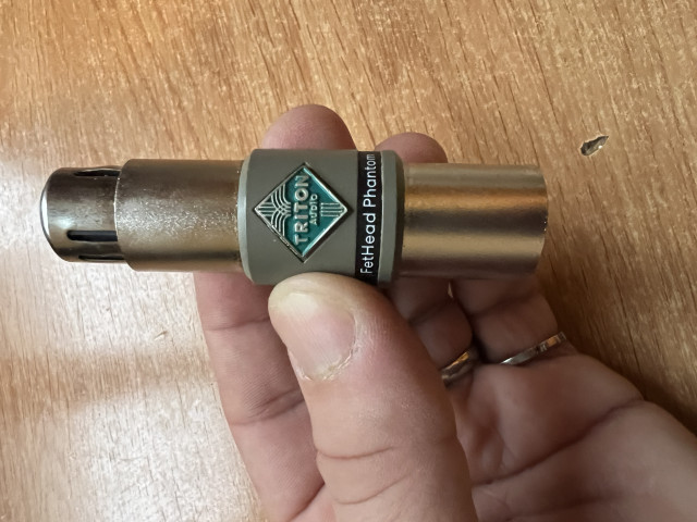 Preamp XLR phanton y Fitro DC