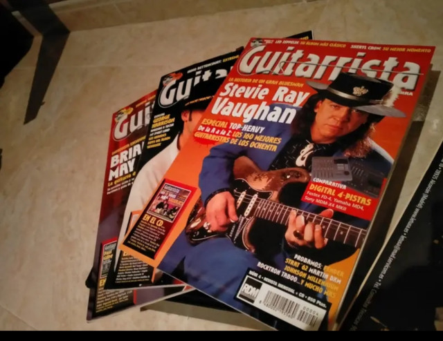 colección revistas guitarristas