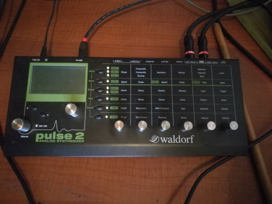Waldorf pulse 2 sintetizador analógico