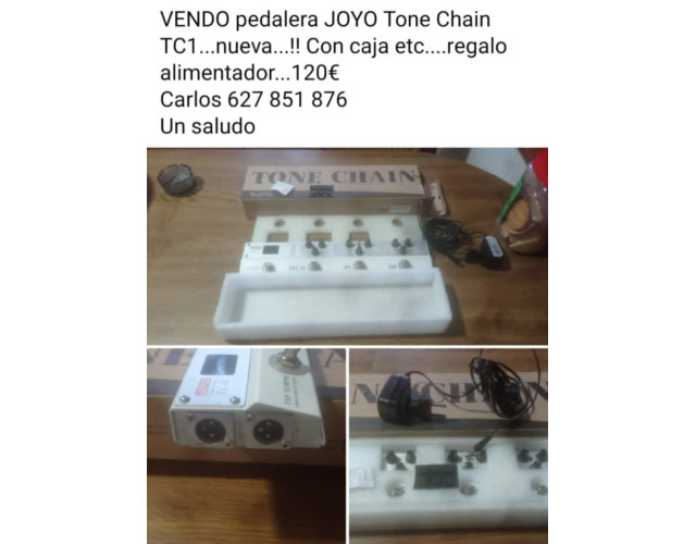 Pedalera JOYO...sin usar.