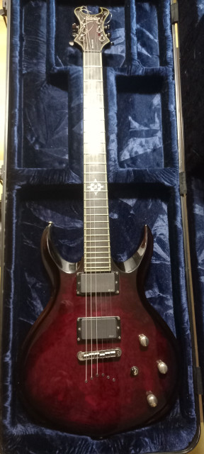 Schecter Diamond series Devil Custom Blood Red