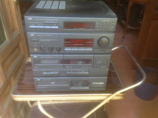JVC CA-E37BK Compact Disc Cassette Deck Radio Toca disco / Receiv