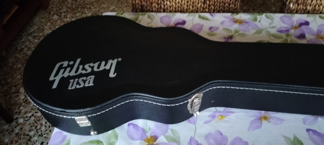 Estuche Gibson Les Paul original (negro)