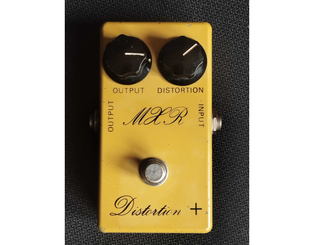 Pedal MXR Distortion + Script de 1975 - S/N 408625