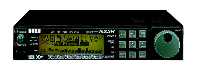 Korg NX5R módulo sintetizador