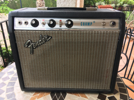 FENDER CHAMP SILVERFACE con mods
