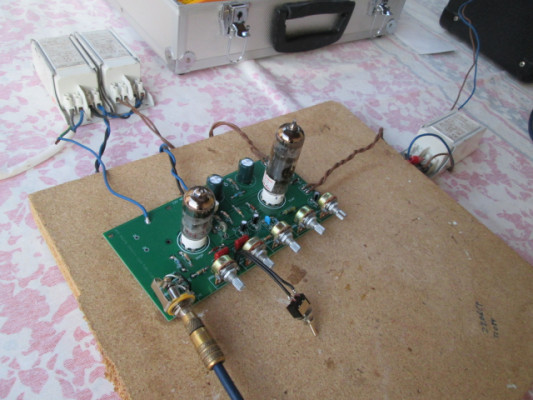 Placa electronica para fabricar amplificador guitarra a valvulas