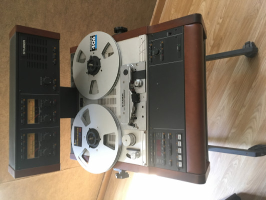 Studer A807 mkII  VU REC Troley As new 1/4"