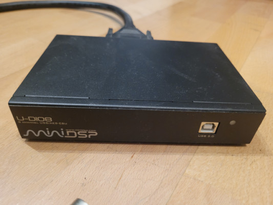 Minidsp U-dio8 convertidor de USB a AEU/EBU