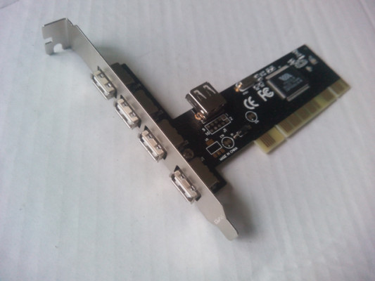 TARJETA MULTI PUERTO USB PCI 4+1