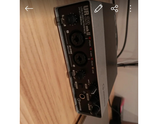 Tarjeta audio Steinberg UR mkII