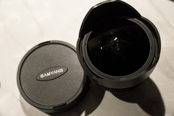Samyang 8 mm T3.8 - Objetivo ojo de pez para Canon EOS V-DSLR