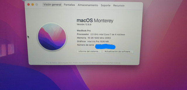 Macbook pro 15" 2015