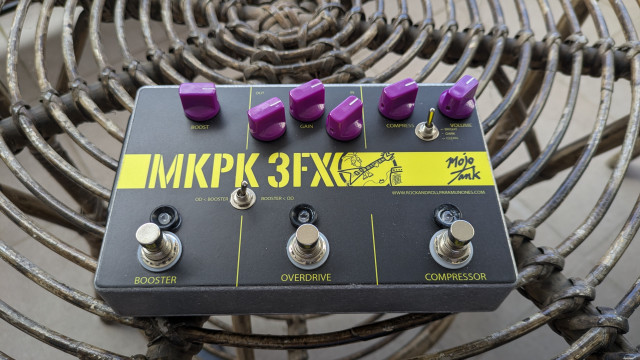 Pedal multi efectos MKPK 3D Booster-Overdrive-Compresor