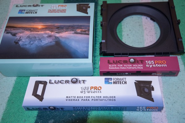 Portafiltros Lucroit 165mm con arandelas y filtros
