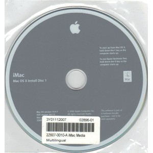 SISTEMA OPERATIVO ORIGINAL MAC OS X 10.4.7 TIGER