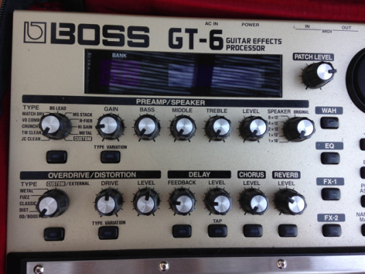 Multiefectos Boss GT 6 GT6