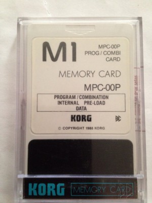 Korg M1 Memory Card MPC-00P