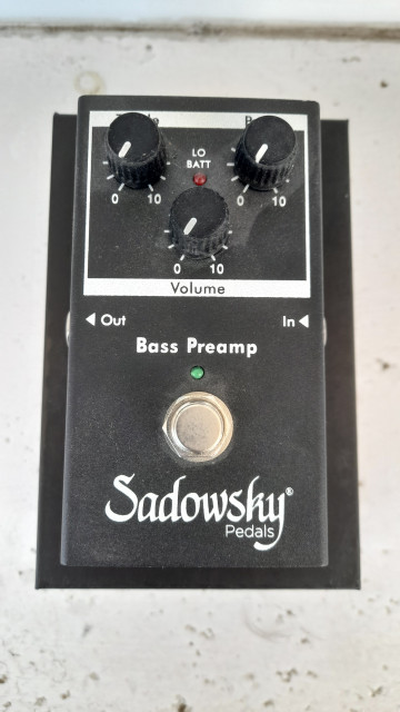 preamplificador de bajo  sadowsky sbp-2