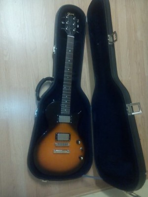 Replica Gibson LP japonesa por bateria electronica