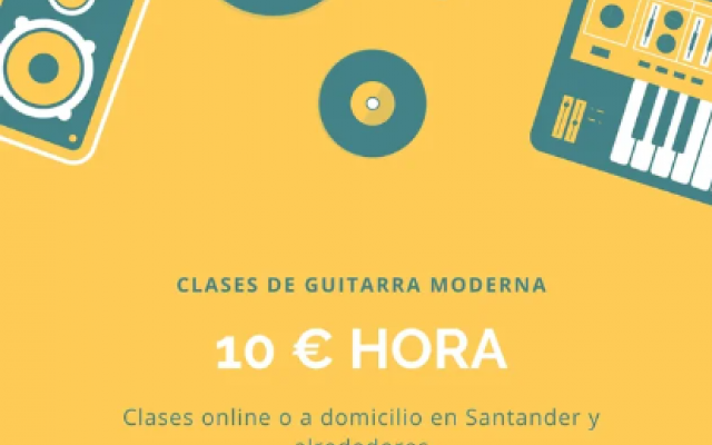 Clases de guitarra moderna