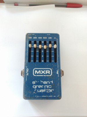 Vendo/Cambio Vintage MXR 6 Band EQ Azul, año 1979 (actualizado)
