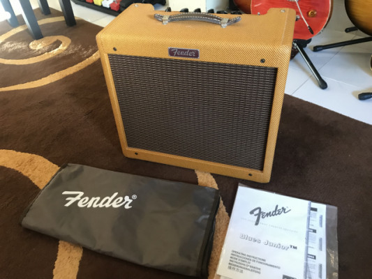 Fender Blues Jr Laquered Tweed + funda