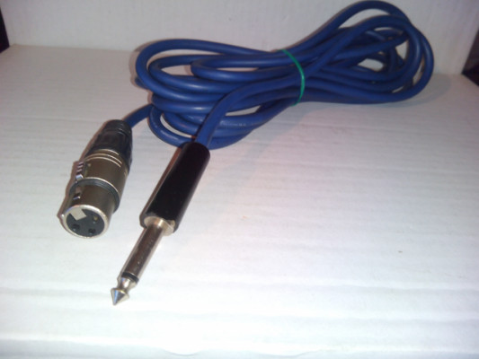 CABLE XLR A JACK 6. 3. PROFESIONAL.