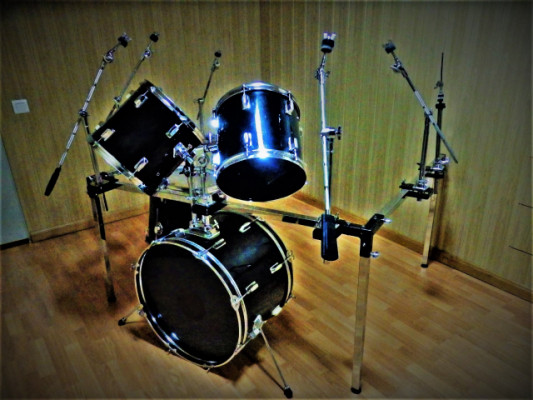 Set Batería FIGHTER: Bombo - Timbal base - 2 Toms