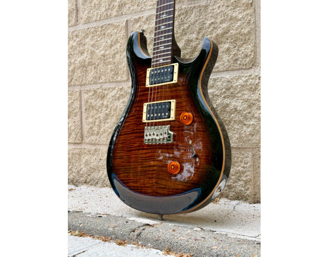 PRS SE Custom 24 Black Gold Burst