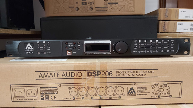 Procesador Digital Amate Audio DSP 206