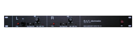 DAV Electronics BG1U Dual Channel MIC-PRE/DI