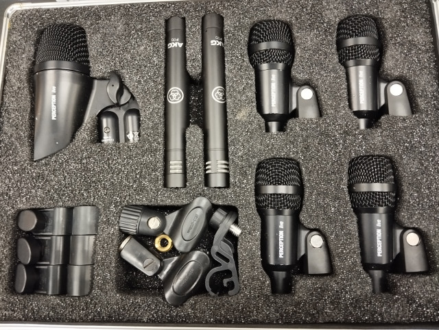 Set de micrófonos para batería AKG