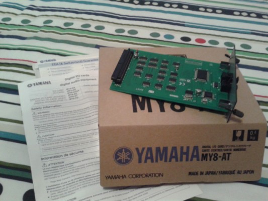 Tarjeta Yamaha MY8-AT (ampliacion 8 canales adat para mesa yamaha)