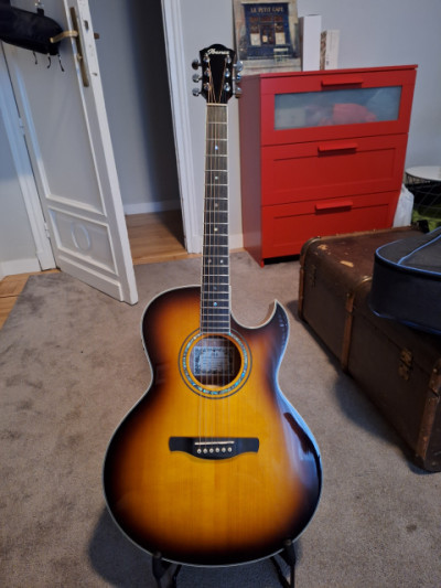 Guitarra acústica Ibanez modelo Joe Satriani (JSA5)