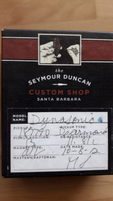 Dynasonic Seymour Duncan Custom Shop!!!