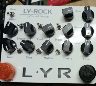 LY-ROCK LYR 3 channels (clon KSR Ceres pedal/preamp) // 83 envio incluido!