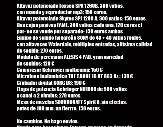 Vendo todo por jubilacion