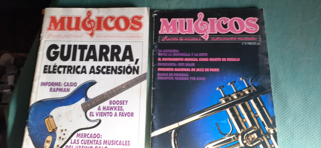 5 revistas de Mus&icos n°51-64-76-79-81