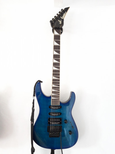 Jackson DINKY DK2-TB Pro Series Dinky Guitar MIJ - Seymour Duncan HSS - Transparent blue