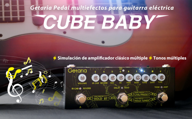 GETARIA  Pedal Efectos CUBE BABY